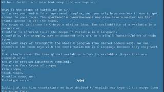 scope visibility and life time of a variable function