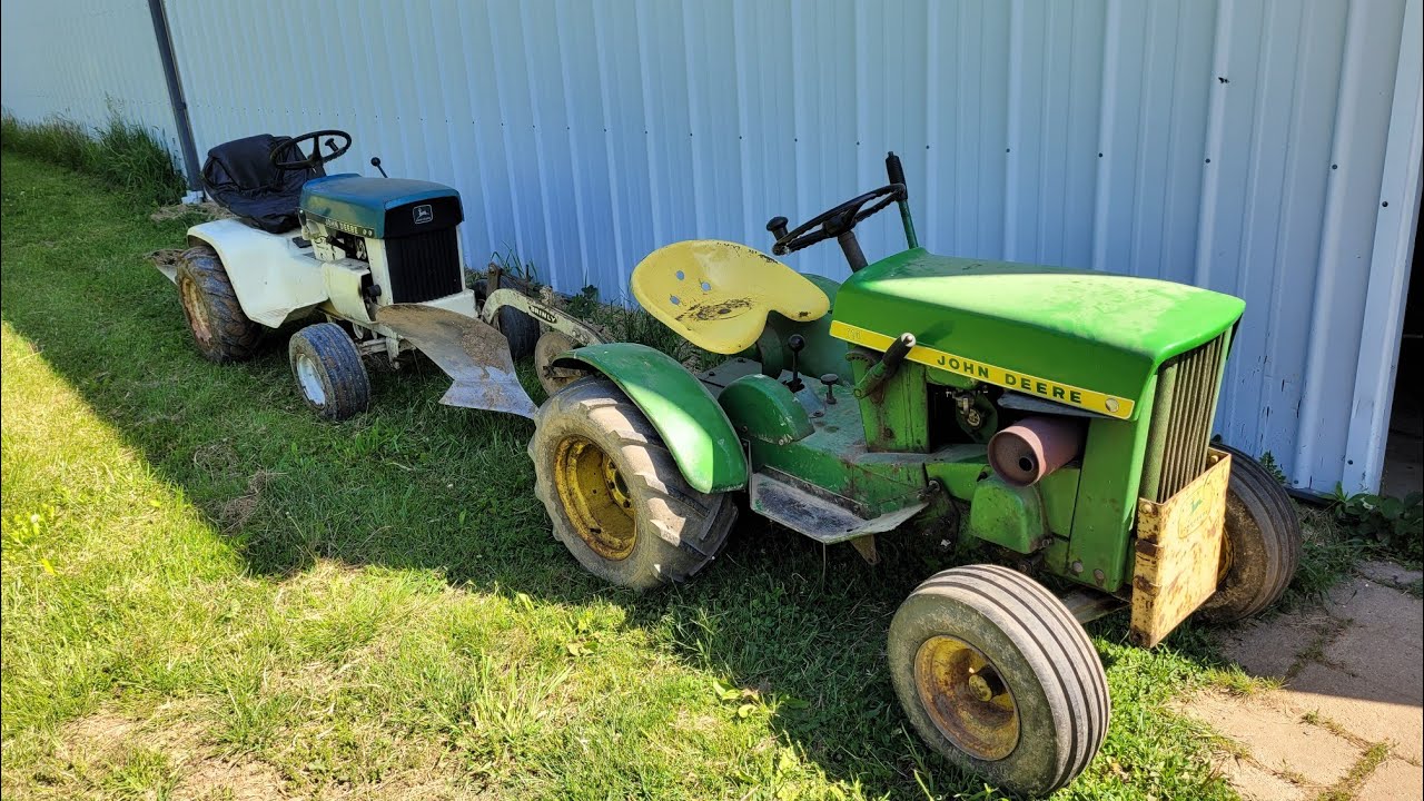 plow day 2023 with john deere 110 round fender, 112h patio, 140 h3, 214
