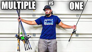 How Many Rods do Beginners NEED for Fishing? (Is it a LIE?)