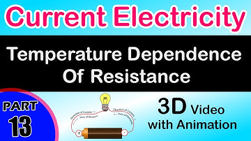 Temperature Dependence Of Resistance Current Electricity class 12 physics notes CBSE IIT JEE NEET