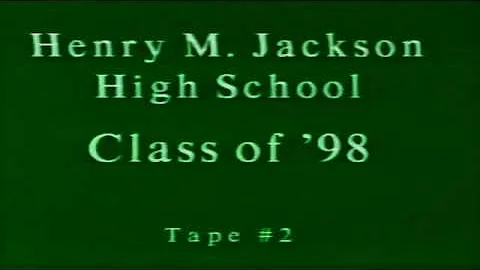 JHS Class of 1998 Video Yearbook VHS Tape 2