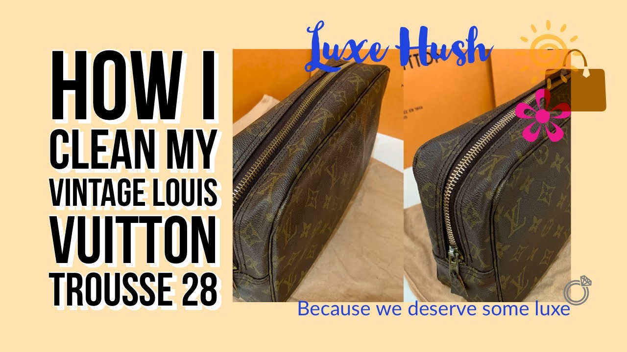 Using my mom's vintage Trousse 28 makeup bag : r/Louisvuitton