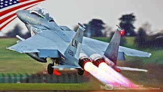 アフターバーナー全開！戦闘機 & 爆撃機のフルパワー離陸