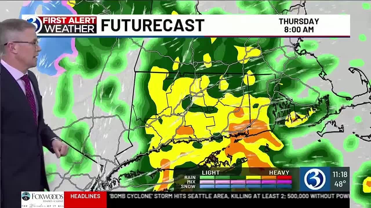 WEATHER: Back to back first alert weather days for rainy and breezy ...