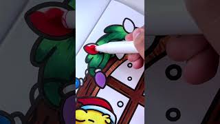 🎄 Christmas Window | Bold & Easy Christmas Coloring Book by Jade Summer