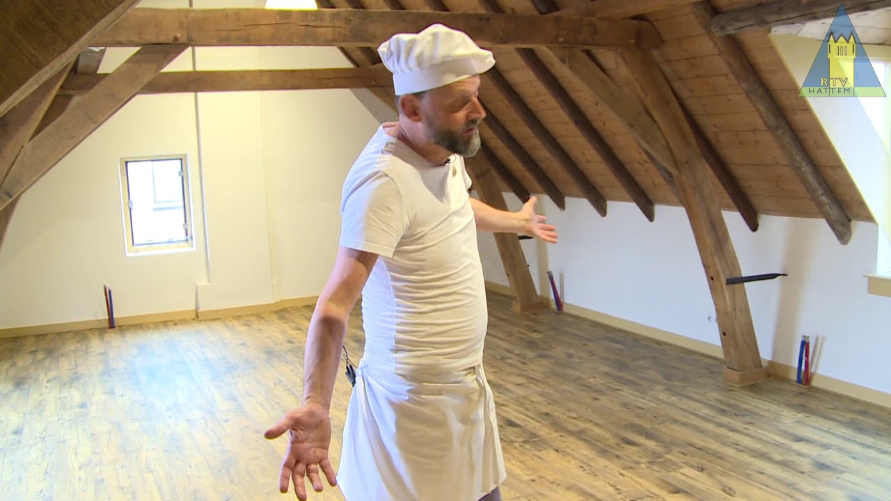 Fred Voskuil laat trots het nieuwe pand zien 4 juli 2020