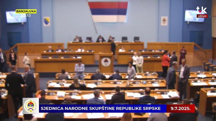 Sjednica Narodne Skupštine Republike Srpske - 9.7.2025.