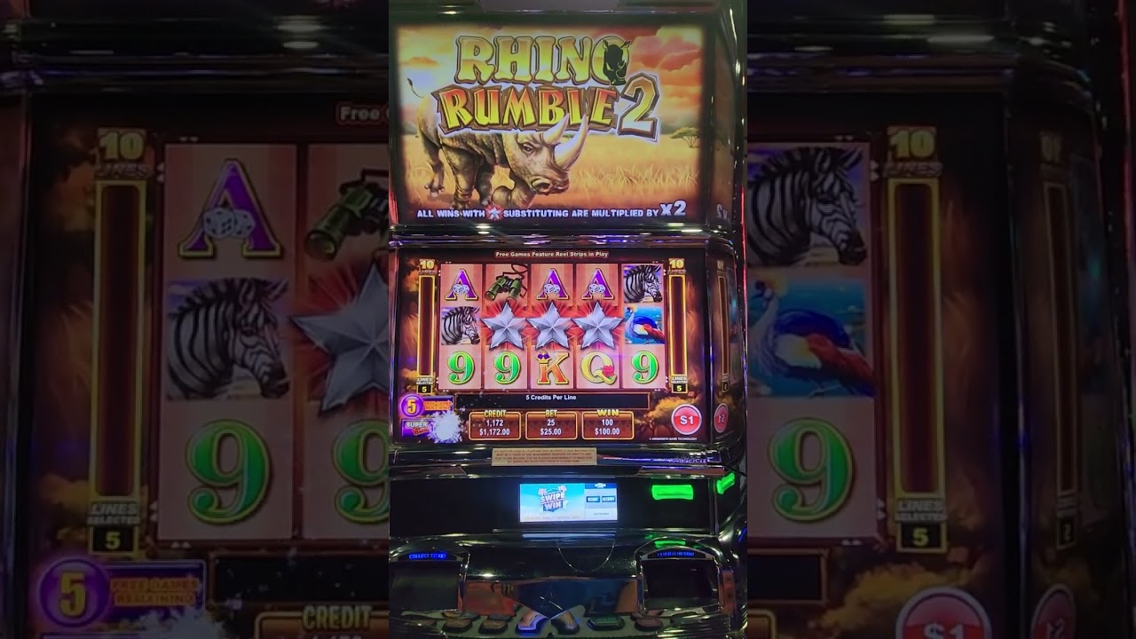 $25 Spin Rhino Rumble 2 Bonus