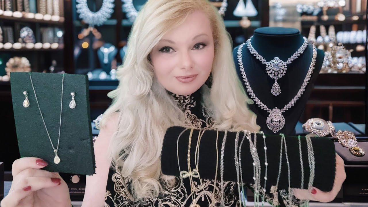 ASMR Gentle JEWELRY STORE rp SOFT SPOKEN jewelry collection show and tell