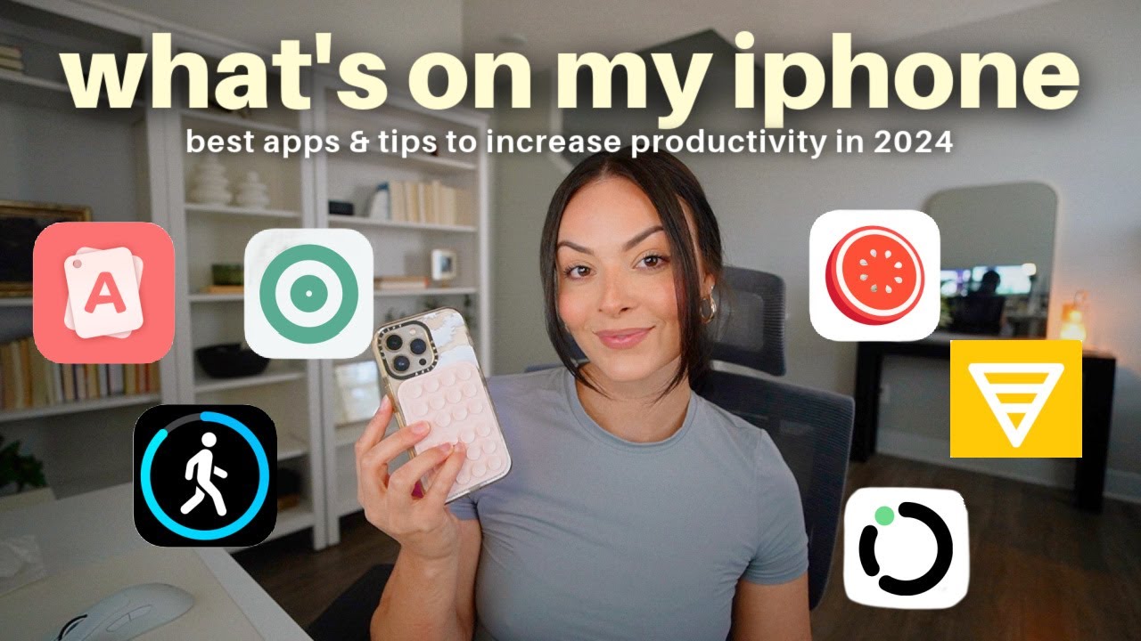 WHAT'S ON MY IPHONE | best apps and tips to increase productivity in ...