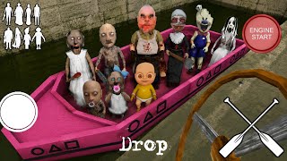 Playing as all Bosses in Granny 2 boat escape || squid game mod  screenshot 5