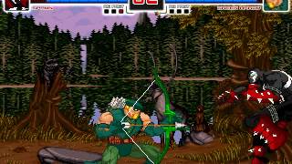 MUGEN : Mean & Green - Spawn vs Green Arrow