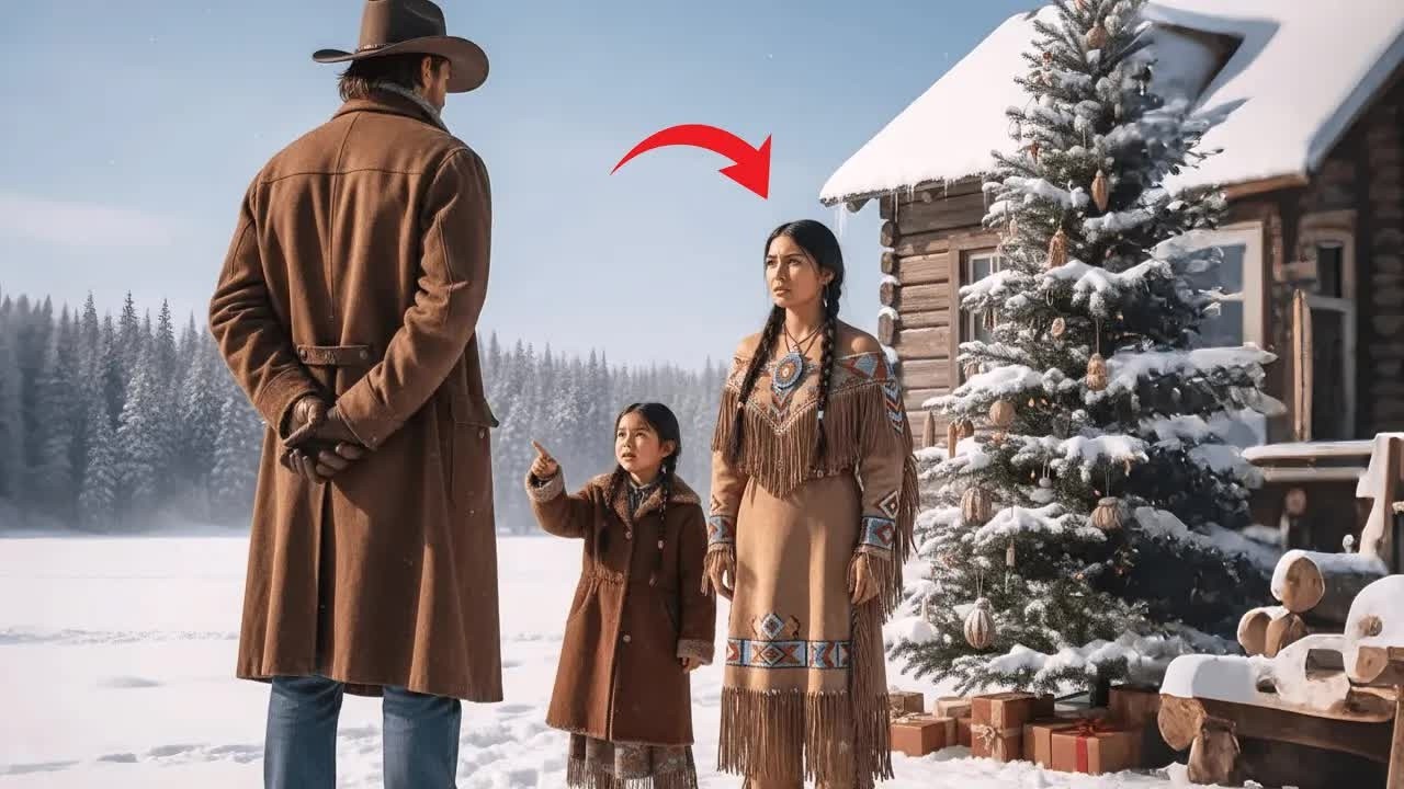 Papà, ti ho portato un regalo per Natale», disse la bambina, indicando la vedova Apache