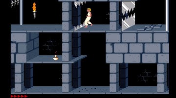 OLD GAMES - Prince of Persia Level 8 - Guard not moving forward - Mouse