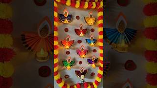 Diwali Decoration Idea #diwali #decoration #diwalidecoration #diwalidiyadecoration #shorts #trending