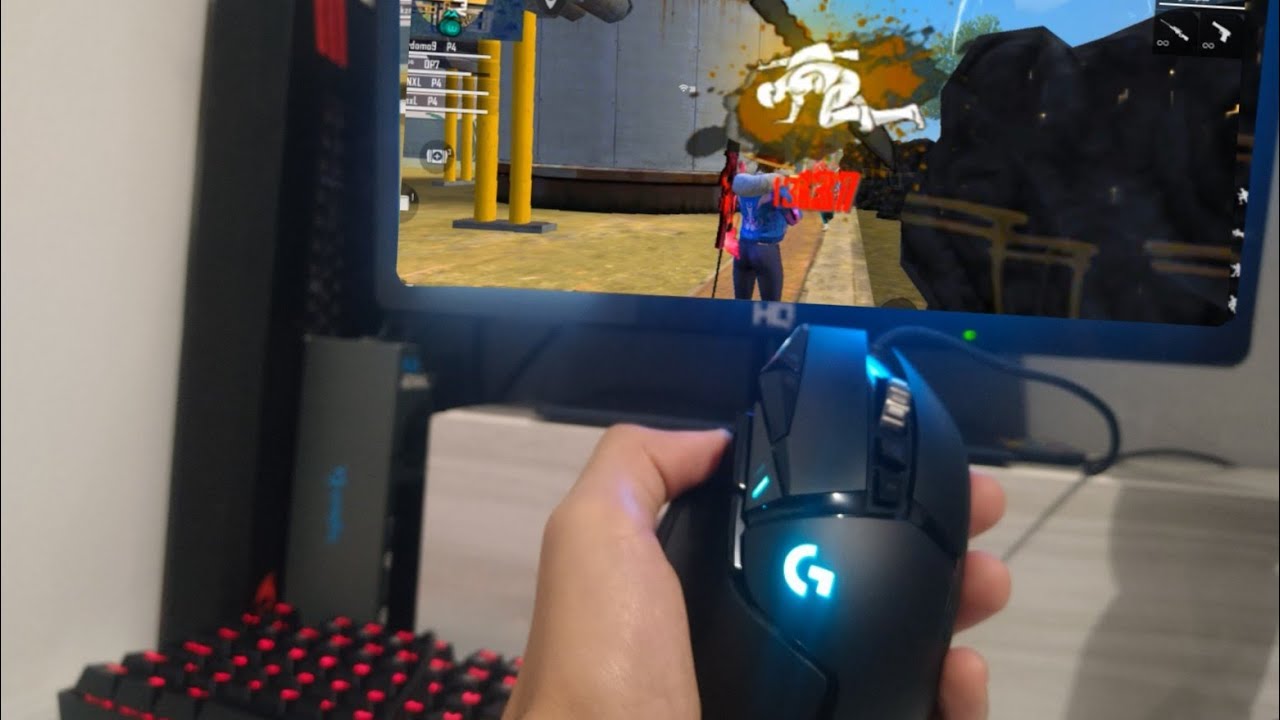 APENAS 1 CLICK = 3 CAPAS! 🔥😳 O MELHOR MOUSE PARA JOGAR FREE FIRE - YouTube