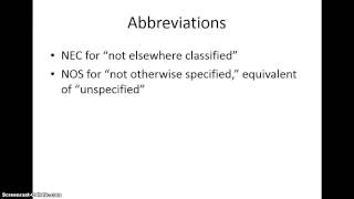 ICD9 Chapter Two