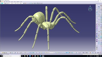 CAM 5 AXIS SPINDER BY CATIA V5R27