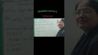 Learn Divisibility Rule of 5 in Seconds 🤯Divisibility Test for 5 ⚡ Easy Method#ytshorts #ytviral
