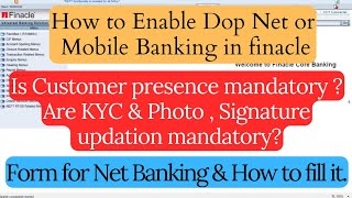 DOP Net Banking kaise enable kare | Dop Internet Banking screenshot 2