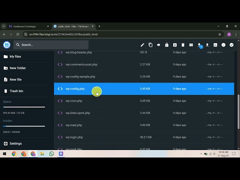 How To Change WordPress Salts in Hostinger