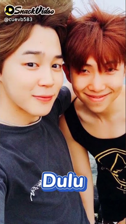 Dulu dan sekarang Park Jimin dan Kim namjoon