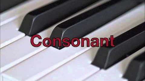 Consonant and Dissonant Music