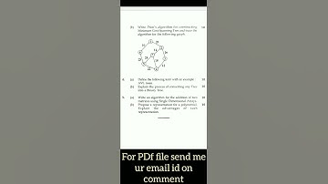 IGNOU |•|(MCS 21) Data and File Structure Question Paper|•| Dec 2013|•|Own Classroom