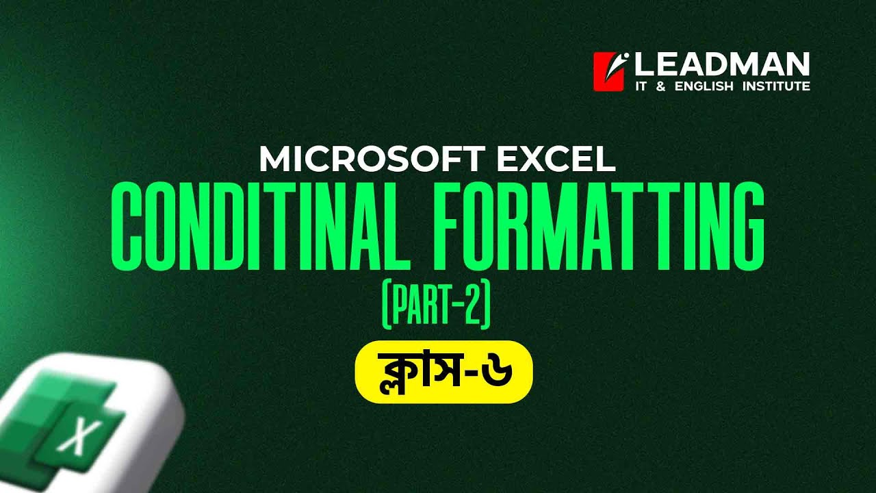 MS Excel Conditional Formatting – Part 2 #leadmaninstitute - YouTube