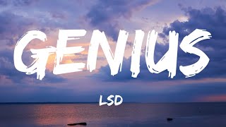 LSD -  Genius (Lyrics) ft Sia , Diplo , Labrinth