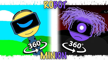 360° VR My Sprunki OC: Robot Minion (Stuart)
