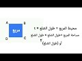 محيط ومساحة الأشكال الهندسية المربع المستطيل المثلث الدائرة