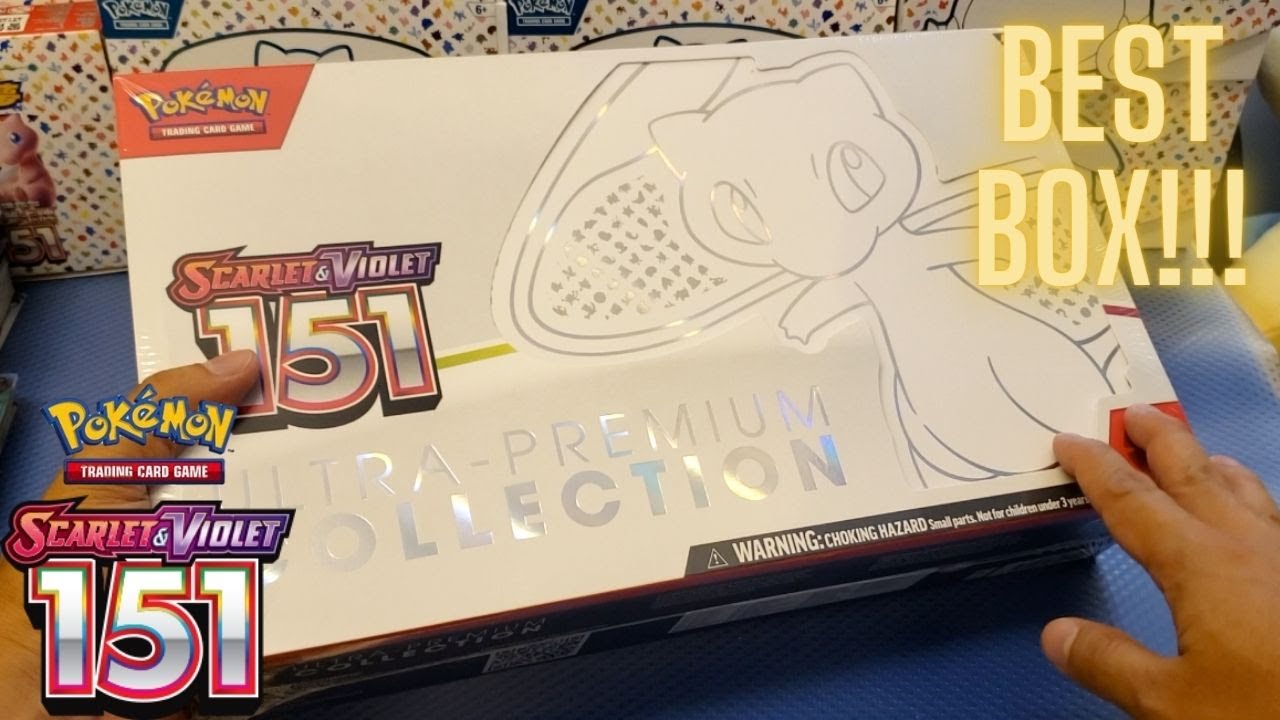 THE BEST POKEMON SCARLET AND VIOLET 151 BOX - ULTRA PREMIUM COLLECTION THE BEST POKEMON SCARLET AND VIOLET 151 BOX - ULTRA PREMIUM COLLECTION