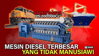 Mesin Diesel Berkapasitas 25.200.000Cc | 4 Mesin Dengan Ukuran Yang Engga Manusiawi