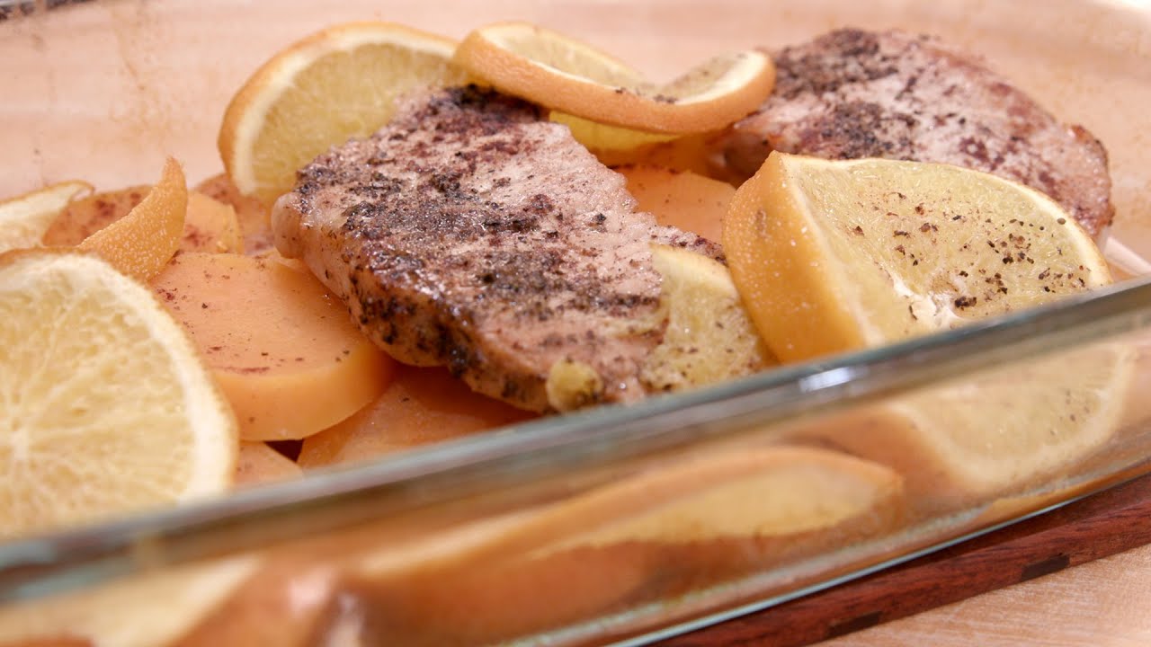Food Factor: Orange Sweet Potato Pork Chops