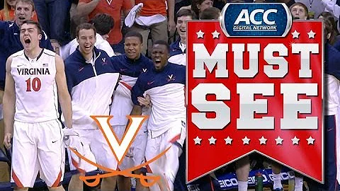 Virginia's London Perrantes Lobs Halfcourt Alley-O...