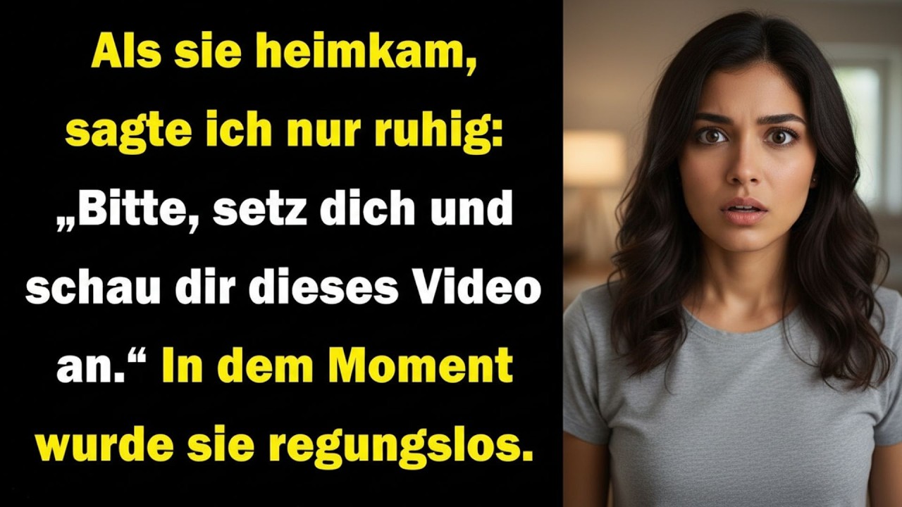🌹WENN MEIN VERTRAUEN ZERBRICHT  Ich zeigte ihr das Video – sie erstarrte🌹