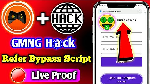 GMNG Refer Script || GMNG Game Win Trick || Unlimited Money Adder Trick ||  @nrmtechnical