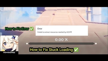 How to Fix Stuck Loading data | GENSHIN IMPACT PS