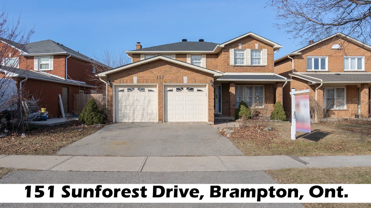 151 Sunforest Drive, Brampton Detached Home for Sale YouTube