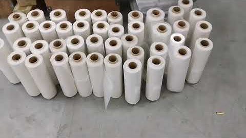 Full automatic with core fresh bag on roll making machine