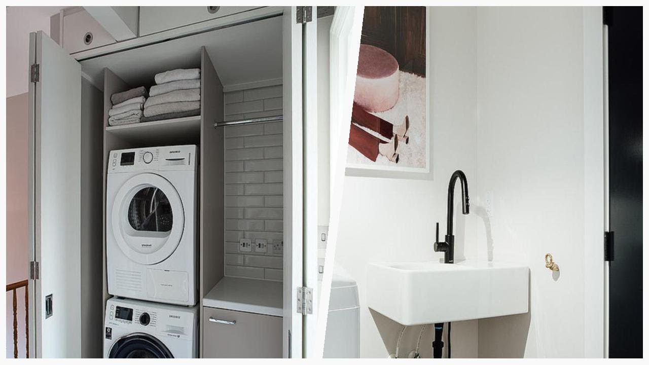 Maximize Style in Your Black Floor Laundry Room | Designer CheatSheet