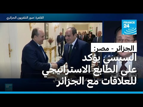 مصر الجزائر الرئيس المصري عبد الفتاح السيسي يؤكد على الطابع الاستراتيجي للعلاقات مع الجزائر