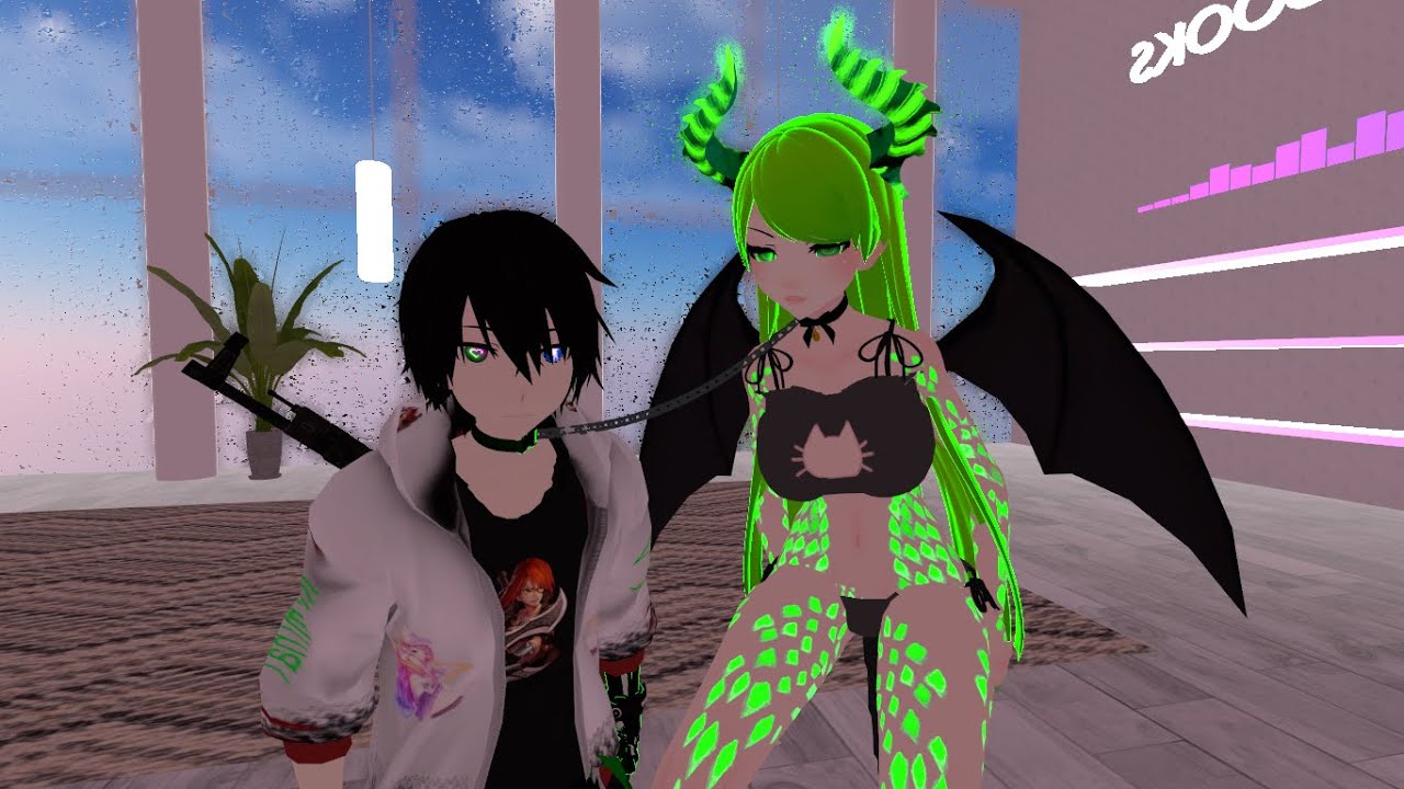 Chain of love dress up avatars in VRChat - YouTube