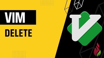 How to delete in VIM