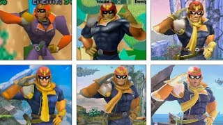 Super Smash Bros Ultimate Captain Falcon Evolution 1999-2018