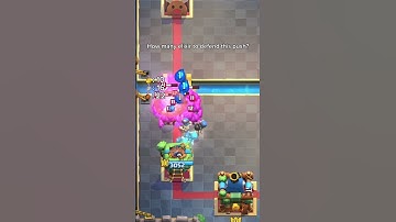 How many elixir to defend this push? #clashroyale #shortvideo #shorts