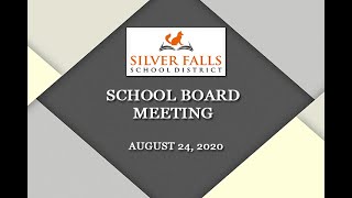School Board Work Session - August 24, 2020