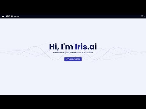 Iris.ai Researcher Workspace - video from Iris.Ai
