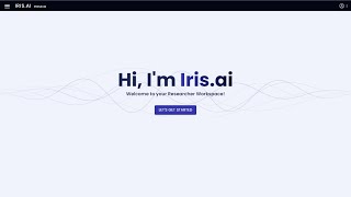 Iris.ai Researcher Workspace